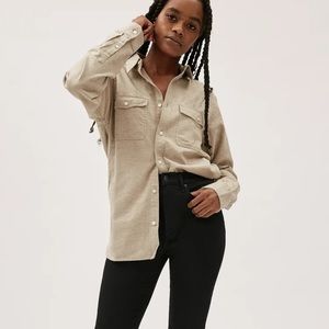 everlane black authentic stretch high rise skinny ankle 30